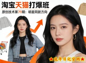 《淘宝天猫打爆班》原创技术第79期：明星同款方向-流年日记