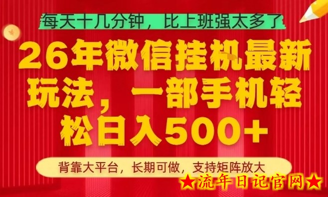 26年最新挂G项目，每天十几分钟，一部手机轻松日入5张+，支持矩阵放大【揭秘】