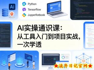 AI实操通识课，从工具入门到项目实战，一次学透-流年日记