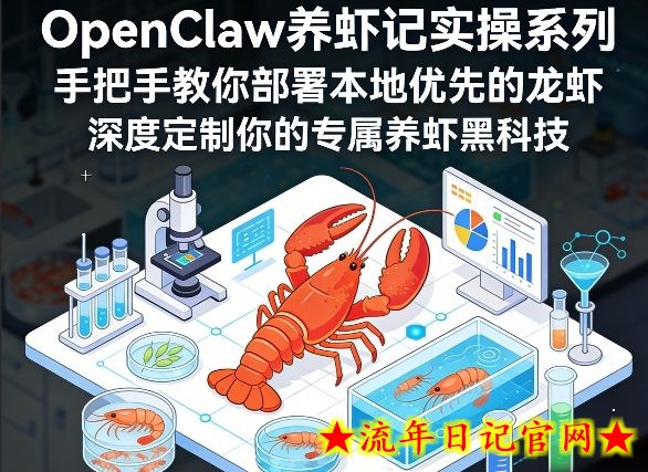 OpenClaw养虾记实操系列，手把手教你部署本地优先的龙虾，深度定制你的专属养虾黑科技