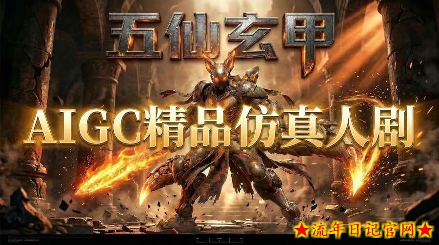 AIGC精品仿真人短剧教学，以五仙玄甲风为例展示保姆级实操教学插图