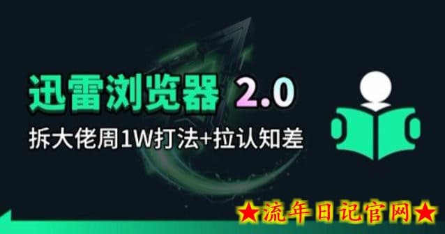 迅雷浏览器项目2.0_拆个大佬周1W的打法