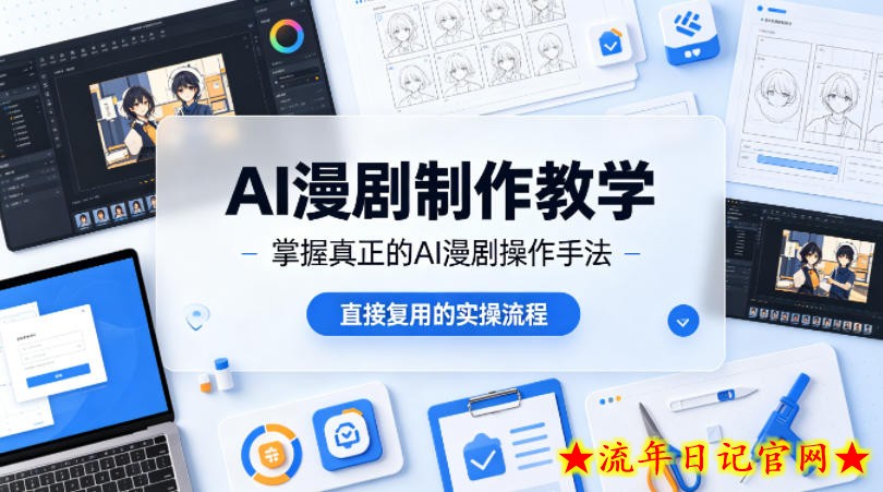 AI漫剧制作教学，带你掌握真正的AI漫剧操作手法，直接复用的实操流程