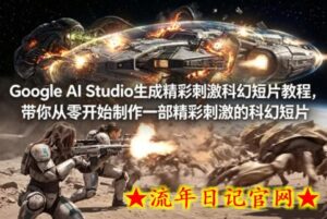 Google AI Studio生成精彩刺激科幻短片教程，带你从零开始制作一部精彩刺激的科幻短片【双语字幕】-流年日记