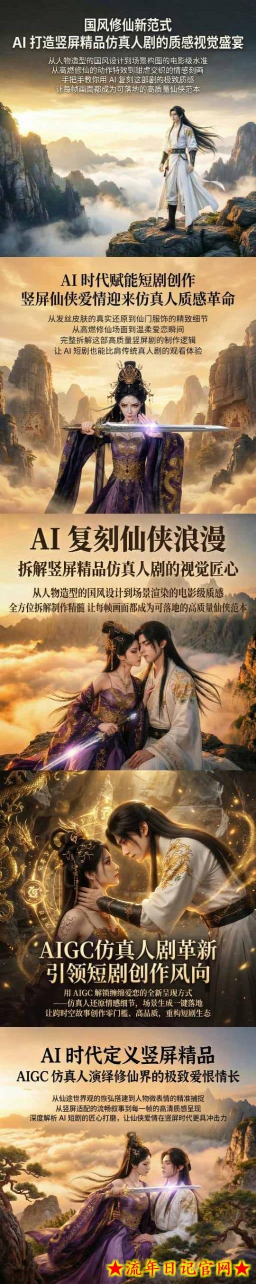 AIGC仿真人《合欢宗》短剧教学，用AIGC解锁缠绵爱恋的全新呈现方式，让跨时空故事创作零门槛、高品质，重构短剧生态