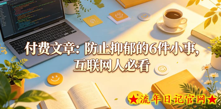 付费文章：防止抑郁的6件小事，互联网人必看！