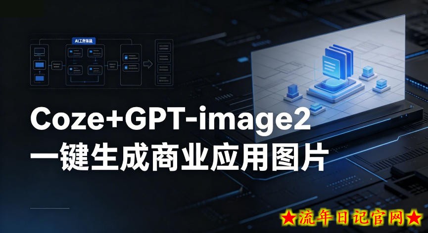 【Coze工作流搭建实操教程】coze+GPT-image2一键生成商业应用图片，全流程保姆级教学