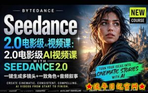字节跳动的Seedance 2.0 AI电影视频生成制作教程，一键生成多镜头+一致角色+音频叙事-中英字幕-流年日记