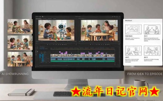 用真实的工作流程，从构思到完成AI短视频和网络剧视频生成制作教程-中英字幕
