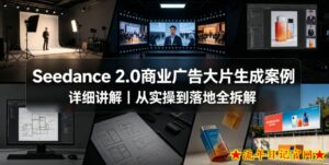 Seedance 2.0商业广告大片生成案例详细讲解｜从实操到落地全拆解-流年日记