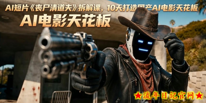 AI短片《丧尸清道夫》拆解课，10天打造国产AI电影天花板