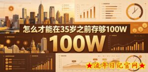 某公众号付费文章:怎么才能在35岁之前存够100W?-流年日记
