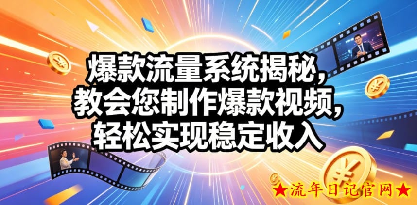 爆款流量系统揭秘，教会您制作爆款视频，轻松实现稳定收入【原创双语字幕】
