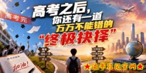 付费文章：高考之后，你还有一道万万不能错的“终极抉择”-流年日记