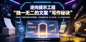 逆向提示工程教您突破AI常规限制,写出独具魅力独一无二的文案,引人注目的写作秘诀【原创双语字幕】-流年日记