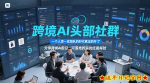 跨境AI头部社群，一个人顶一支团队的时代真正的开始了，分享跨境AI前沿，可落地的实战经验（更新6月19日）-流年日记