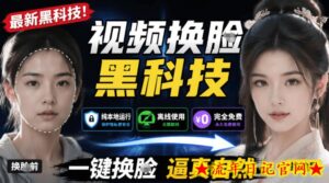 AI人工智能如此夸张?一键视频换Lian黑科技,纯本地离线运行,本地视频换Lian娱乐工具,AI FaceSwap-流年日记