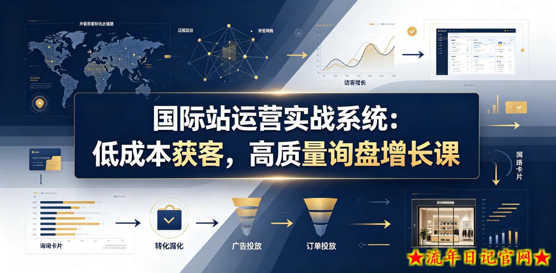 国际站运营实战系统：低成本获客，高质量询盘增长课（更新26年）