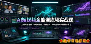 AI短视频全能训练场实战课｜AI视频换背景、首尾帧复用、音频生成、爆款短视频完整复刻全套实操教学-流年日记
