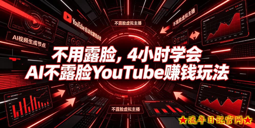 不用露脸，4小时学会AI不露脸YouTube賺钱玩法【原创双语字幕】