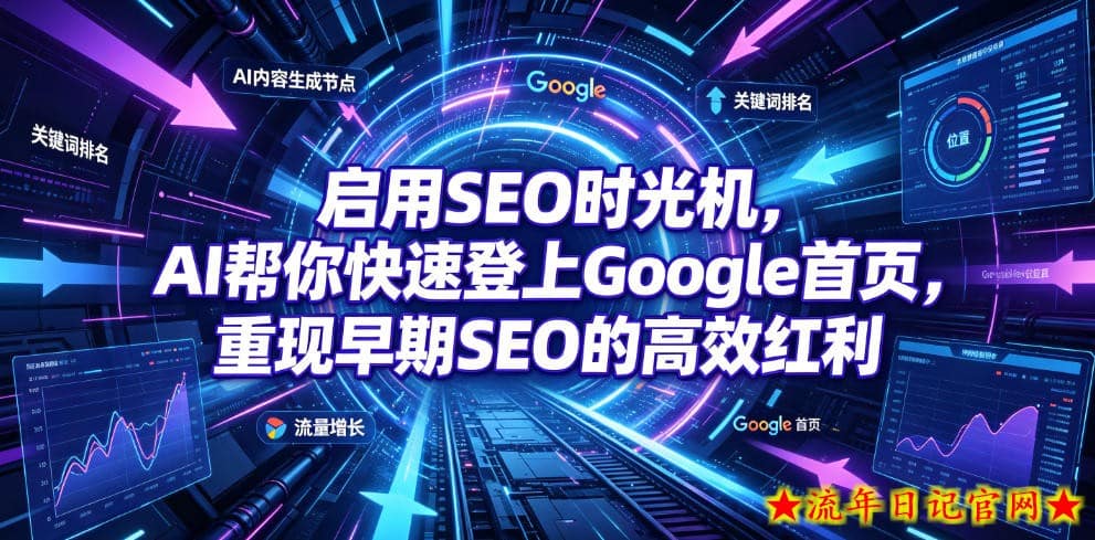 启用SEO时光机，AI帮你快速登上Google首页，重现早期SEO的高效红利【原创双语字幕】
