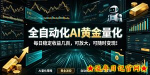 全自动化AI黄金量化，每日稳定收益几百，可放大，可随时变现！【揭秘】-流年日记