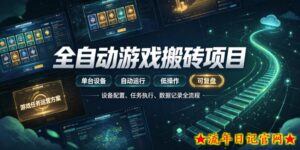实现全自动游戏搬砖躺賺,每日稳定收益千元,近几年最稳,一台设备就能做!【揭秘】-流年日记