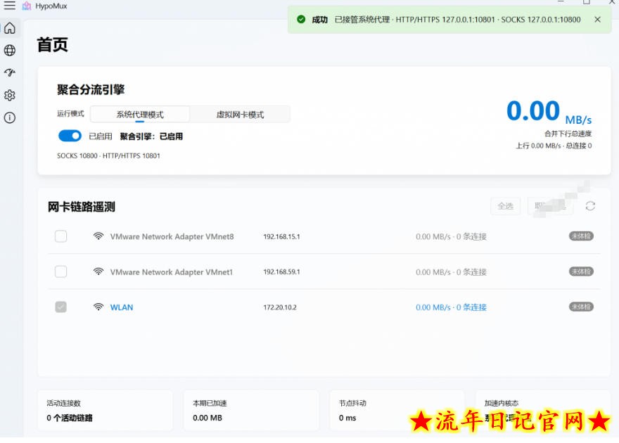 Github开源黑科技！多网卡网速聚合加速工具，一键让你的电脑网速起飞，这感觉也太爽了HypoMux