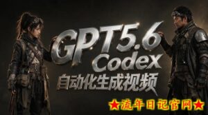 GPT5.6+Codex自动化生成视频全流程实战,从提示词设计、角色设定、封面海报,到视频生成思路与自动化工作流-流年日记