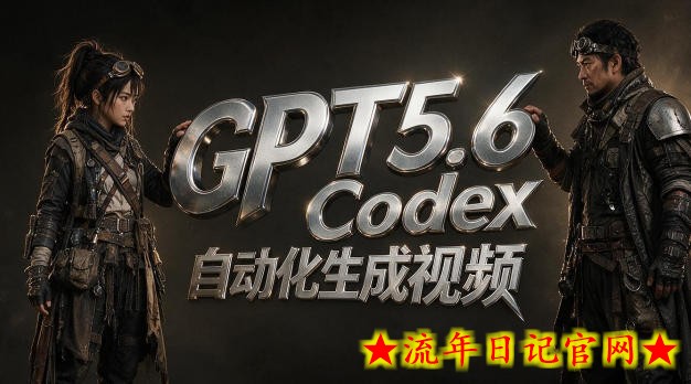 GPT5.6+Codex自动化生成视频全流程实战,从提示词设计、角色设定、封面海报,到视频生成思路与自动化工作流-流年日记