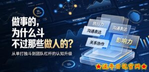 付费文章:做事的,为什么斗不过那些做人的?-流年日记