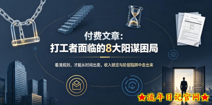 付费文章:打工者面临的8大阳谋困局-流年日记