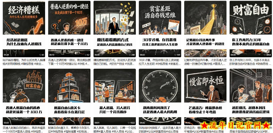 【AI书单】财富书籍图文解读玩法，一键直出，几十条视频，跑出1000单，全流程拆解，新手也可以上手