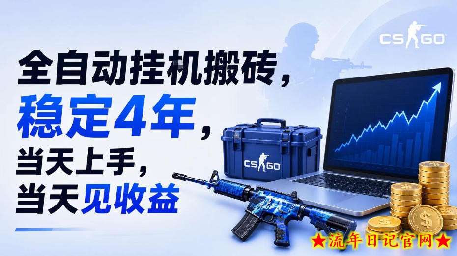 全自动挂G搬砖，稳定4年，当天上手，当天见收益，支持手机与电脑操作【揭秘】