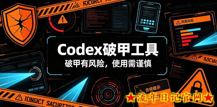 Codex破甲工具，破甲有风险，使用需谨慎-流年日记