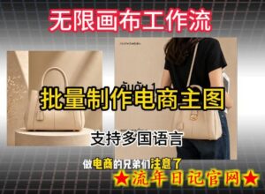 无限画布工作流搭建教程,一键电商主图批量制作,批量下载,支持多国语言-流年日记