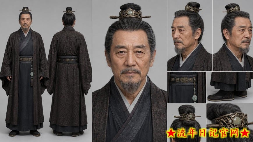 AI漫剧短剧人物资产200个古代言情人物+提示词，再也不用到处去找提示词生成人物了