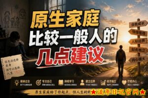 付费文章:给原生家庭比较一般人的几点建议-流年日记