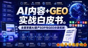 AI内容+GEO实战白皮书,全面掌握AI量产SOP与GEO分发机制【文档】-流年日记