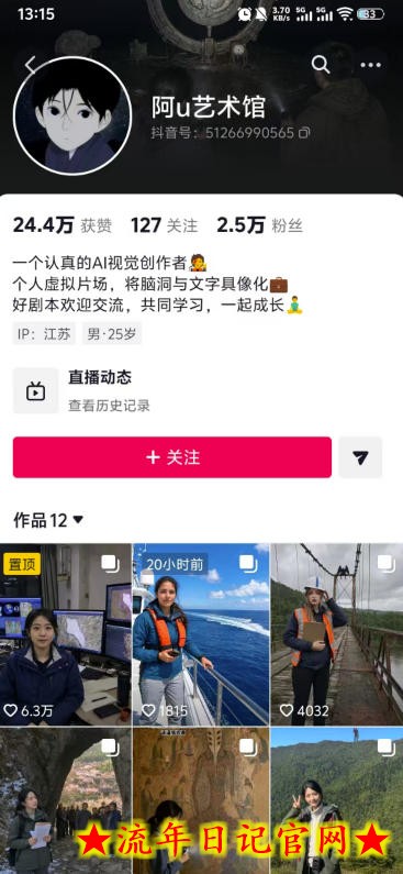 外面卖188的AI伪记录片掘金全攻略，抖音图文新赛道，轻松涨粉变现，拿创作者伙伴计划收益【文档】