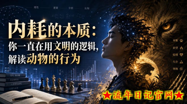 付费文章:内耗的本质:你一直在用文明的逻辑,解读动物的行为-流年日记