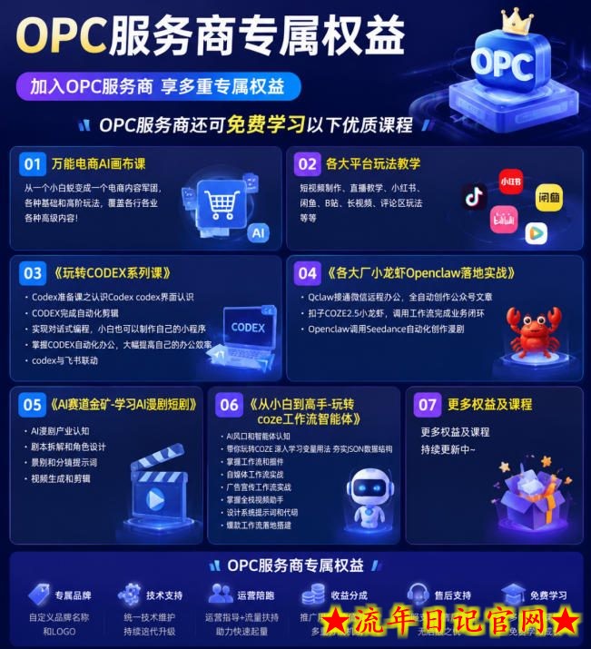 【首发】OPC一人公司项目，单日500+，手机电脑不限制，打造属于自己的品牌画布AI产品，收费陪跑【揭秘】