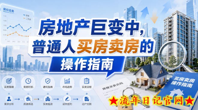 付费文章：房地产巨变中，普通人买房卖房的操作指南【上篇+下篇】