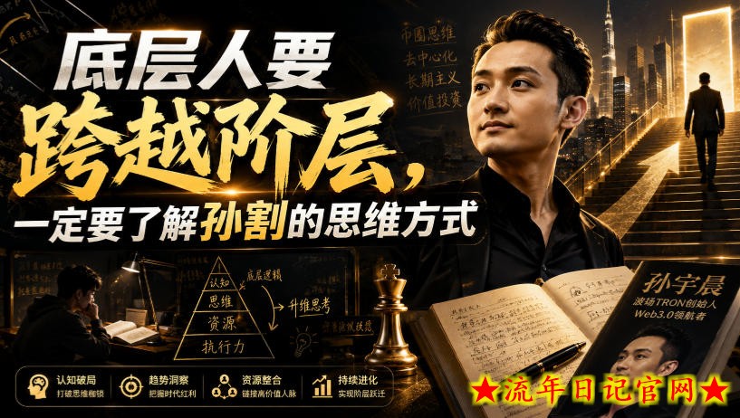 付费文章：底层人要跨越阶层，一定要了解孙割的思维方式