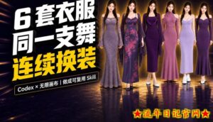 同一支舞，6套衣服按顺序切换：我把服装换装视频做成了一个Skill-流年日记