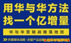 营销战略落地班2026年6月线下课，关键媒体战略|关键产品战略|关键动作战略-流年日记