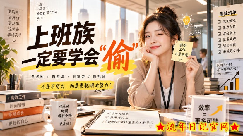 某社群精选付费文:上班族一定要学会“偷“-流年日记
