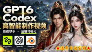 GPT-6 Astra×Codex高智能制作视频！联手Higgsfield，运镜可视化实战-流年日记