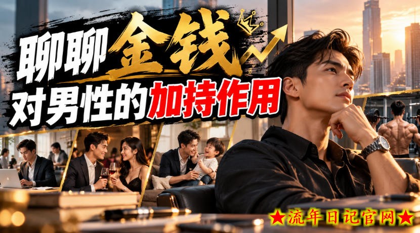 某公众号付费文章：聊聊金钱对男性的加持作用-流年日记