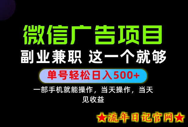错过就亏大了！一部手机也能轻松日入500+，每天十几分钟就够了，长期稳定可做的手机副业!【揭秘】-流年日记